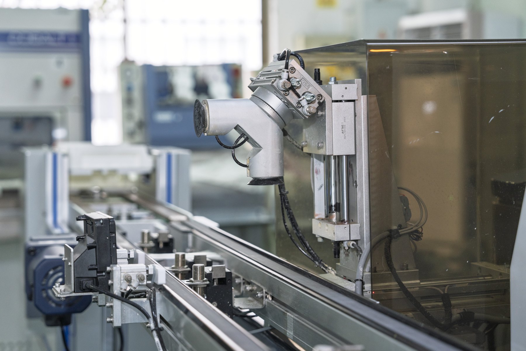 Precision equipment processing an optical lens